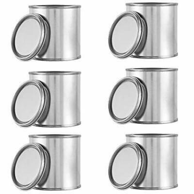 (50) EMPTY PINT METAL CANS W/LID